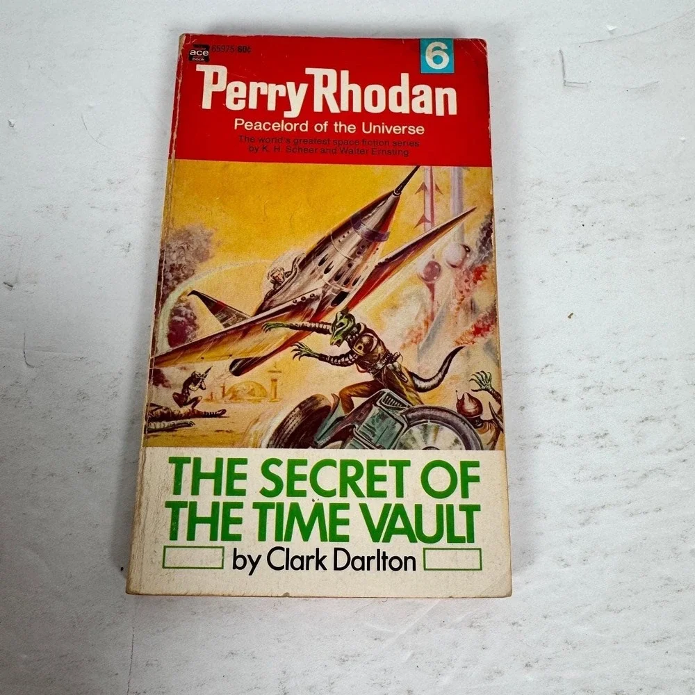 Perry Rhodan #6 Secret of the Time Vault 1st Ed 1971 Ace PB Clark Darlton